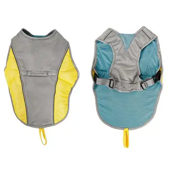 

1Pc Summer Pet Cooling Jacket Breathable Cooler Vest Reflective Safety Dog Puppy Harness Size 3XL(Assorted Color)