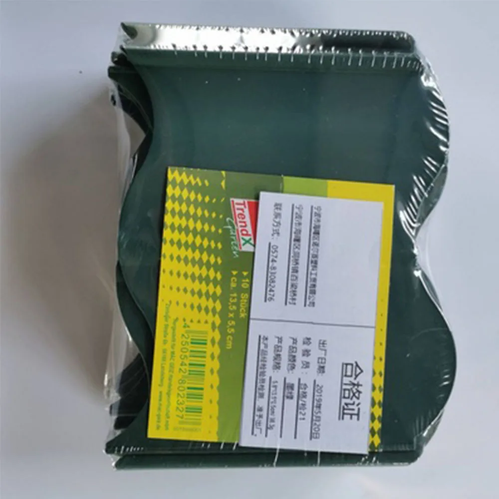 20pcs/lot 5.9*5.5 Garden Fence Plastic Lawn Edging Plant Border Decorations Flower Bed Border