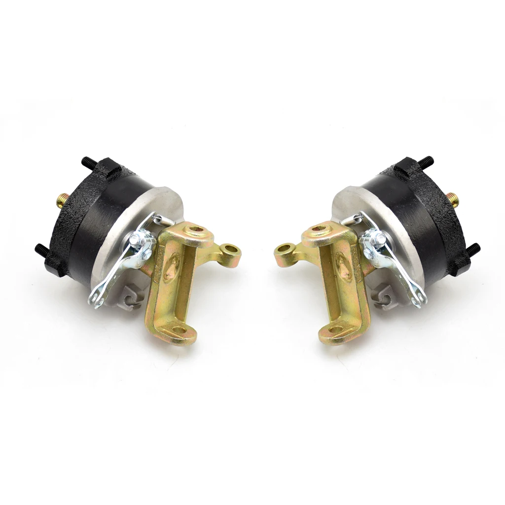 

Steering Strut Knuckle Spindle With Drum Brake Wheel Hub Fit For ATV 49cc 50cc 70cc 110cc Go Kart Buggy UTV Bike Part 1Pair/2pcs