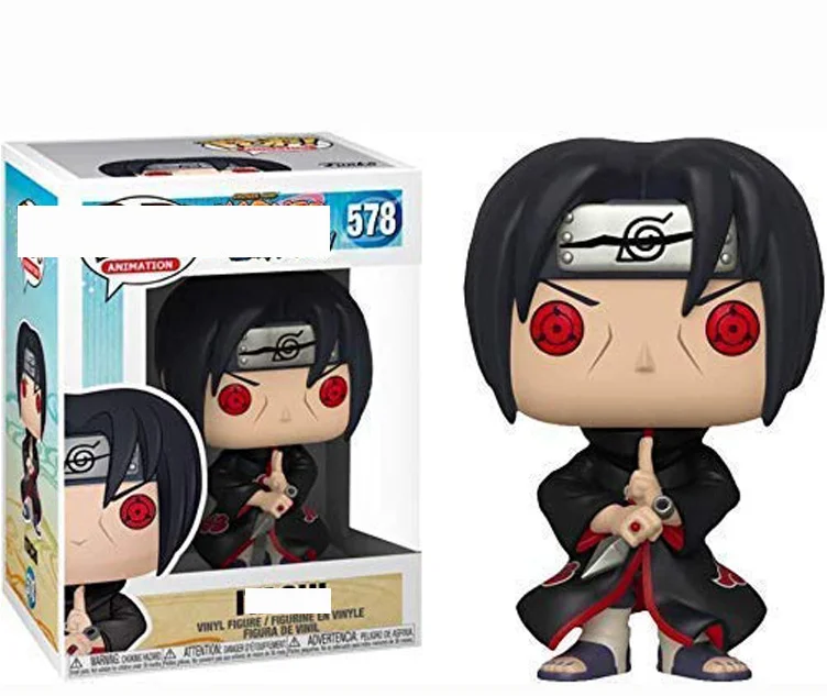 FUNKO POP Naruto, Shippuden, SASUKE Curse Mark Uchiha Itachi Hatake kakahi ПВХ виниловые фигурки Коллекция Модель игрушки
