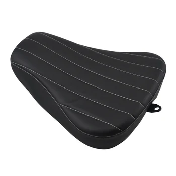 

Black Leather Driver Seat Solo Saddle For Harley Sportster Forty Eight 72 XL 1200X 1200V 883 Iron Motorcycle Accessories