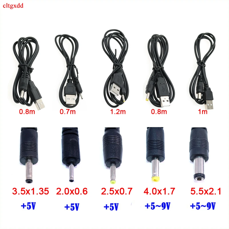 Адаптер питания с usb портом в постоянный ток 2 5*0 7 0 6 3 5*1 35 4 0*1 5 5*2 1 мм В для небольших