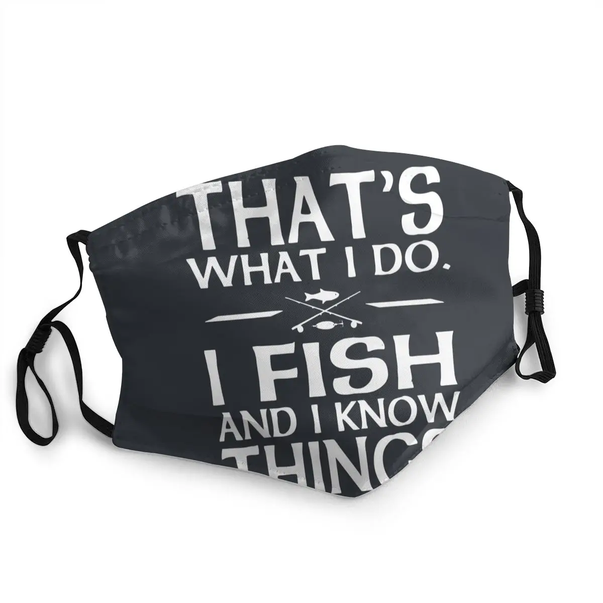 I Fish Know Things неодноразовая маска для лица рыбацкий Рыбак Тирион пылезащитный