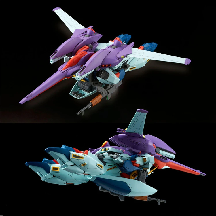 BANDAI GUNDAM MG 1/100 RGZ-91B RE-GZ CUSTOM MSV Gundam model kids assembled Robot Anime action figure toys
