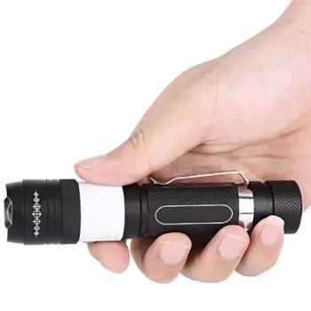 

Rechargeable Flashlight USB Aluminum Alloy Searchlight Flashlight Self-defense Emergency Mini Flashlight Torch