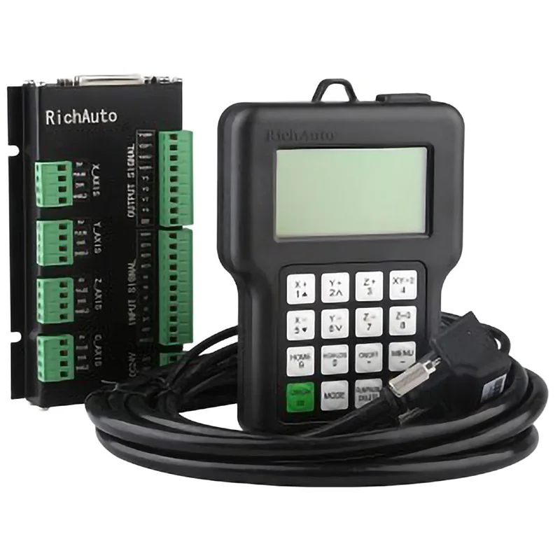 Для richuto DSP A11 ЧПУ контроллер A11S A11E 3 осевой контроллер движения пульт дистанционного управления для гравировки и резки с ЧПУ английская версия