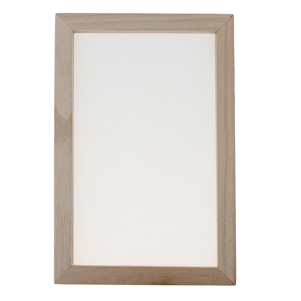 2 PCS 20x30cm Paper Making Screen Frame to Recycle Paper with Dried Flowers Papermaking Mould Tools for DIY Paper Craft