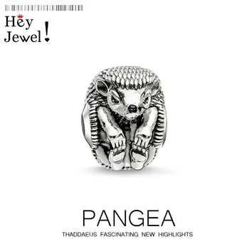 

Beads Hedgehog, Silver Gift Fits Bracelet Europe Necklace European DIY Bijoux Jewelry Accessorie Gift For Women