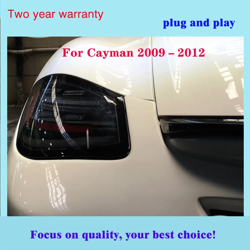 Автомобильные задние фонари для Porsche Cayman 987-2 года 2009-2012 Задние Фонари светодиодный задний фонарь задний багажник крышка лампы drl+ сигнал+ тормоз+ обратный