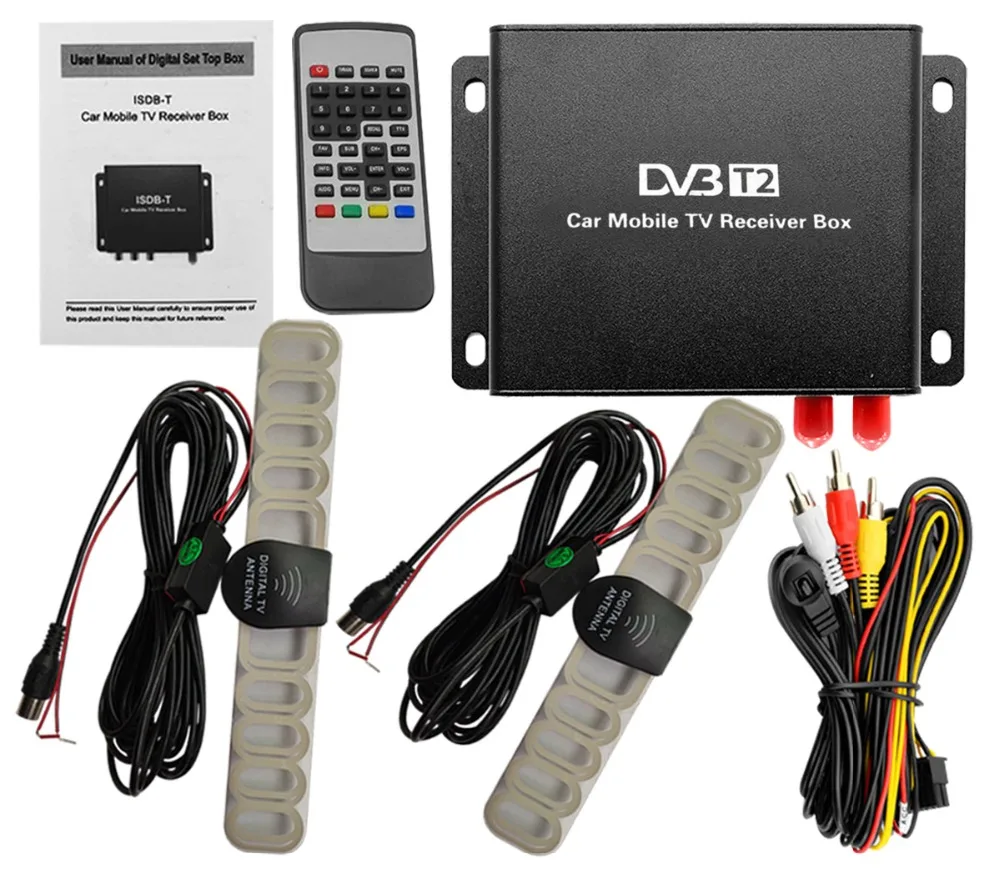 Allways автомобильный DVB-T/Автомобильный DVB-T2 цифровой ТВ приемник две антенны USB/HDMI/HD ТВ тюнер Mpeg4 высокая скорость 80 км~ 150 км
