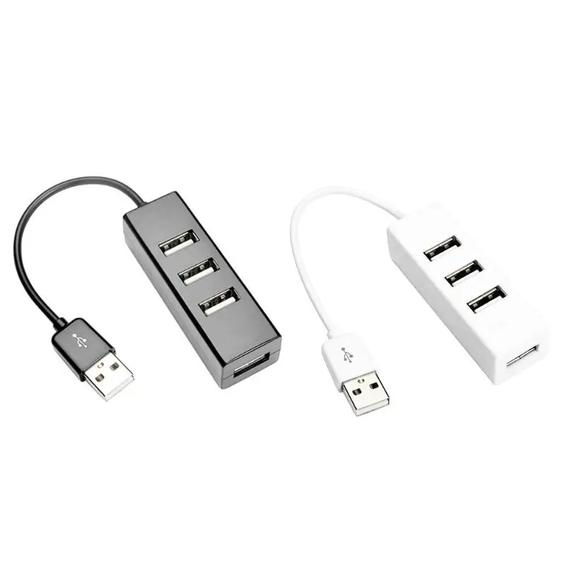 4 порта usb хаб USB 2 0 мульти концентратор сплиттер 480 м высокоскоростной портативный