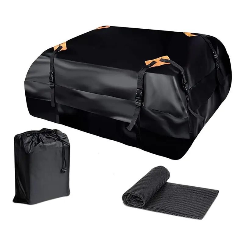 Large Waterproof Car Cargo Roof Bag+car Roof Mat Rooftop Luggage