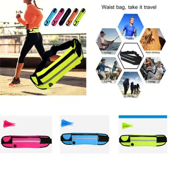 

Sports Fanny Pack Belly Waist Bum Bag Fitness Running Belt Bag Jogging Cycling Pouch /BY