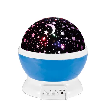 

Starry Sky Rotating LED Night Light Projector Planetarium Children's Bedroom Star Night Lamp Moon Projection Light Gift