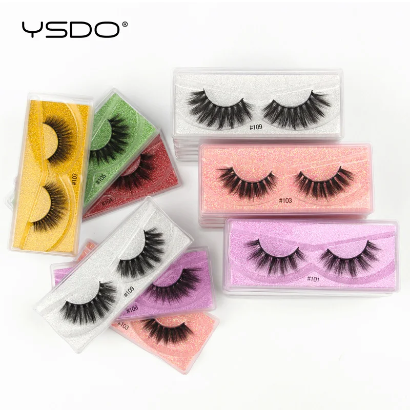 False Eyelashes 10/20/50/100 PCS 3d Mink for Makeup