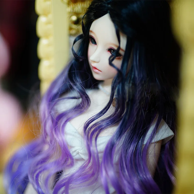 1/3 1/4 1/6 Bjd Wig High Temperature Long Fashion Wavy Colorful Wire SD For BJD Doll | Игрушки и хобби