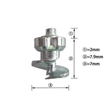 

Automobile snow tire wear-resistant tungsten steel large thread anti-skid chain nails