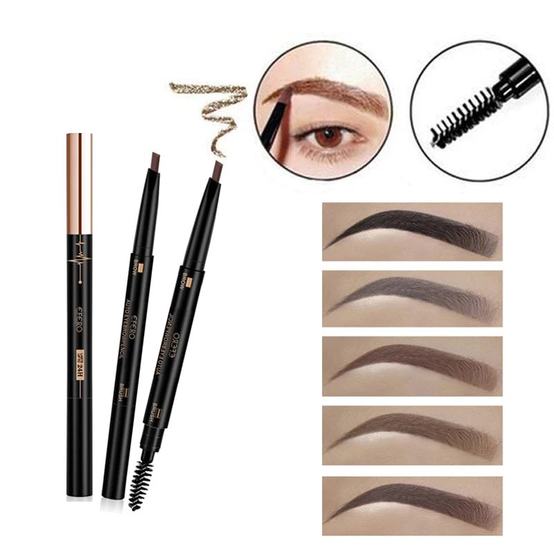Waterproof Eyebrow Pencil Double Ended Eyebrow Pencil for Women Long Lasting Eye Brow Tint Eyebrow Enhancer Pencil Cosmetics Waterproof Eyebrow Pencil Double Ended Eyebrow Pencil for Women Long Lasting Eye Brow Tint Eyebrow Enhancer Pencil Cosmetics