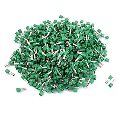 

1000 Pcs Green PVC Sleeve Insulating Female Crimp Terminal for 8 AWG