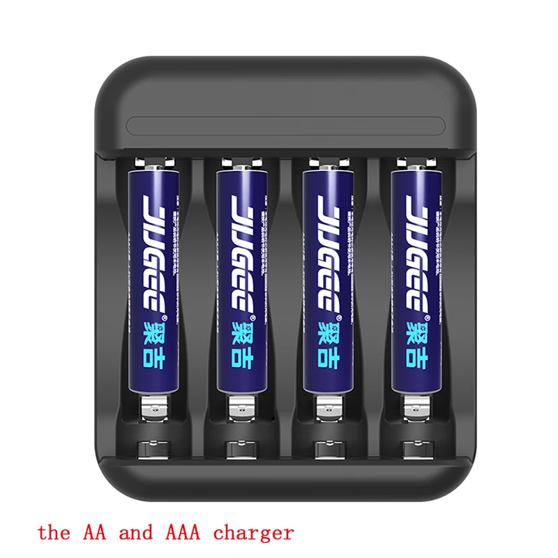 Новинка JUGEE 2000 мАч 1 5 в AA МВт/ч AAA usb перезаряжаемая литий полимерная батарея usb|battery