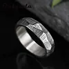 Charm 2021 Gothic Style Stainless Steel Geometry Aneis Men Wedding & Couple Rings Womens Band Jewelry Gift Anel 3