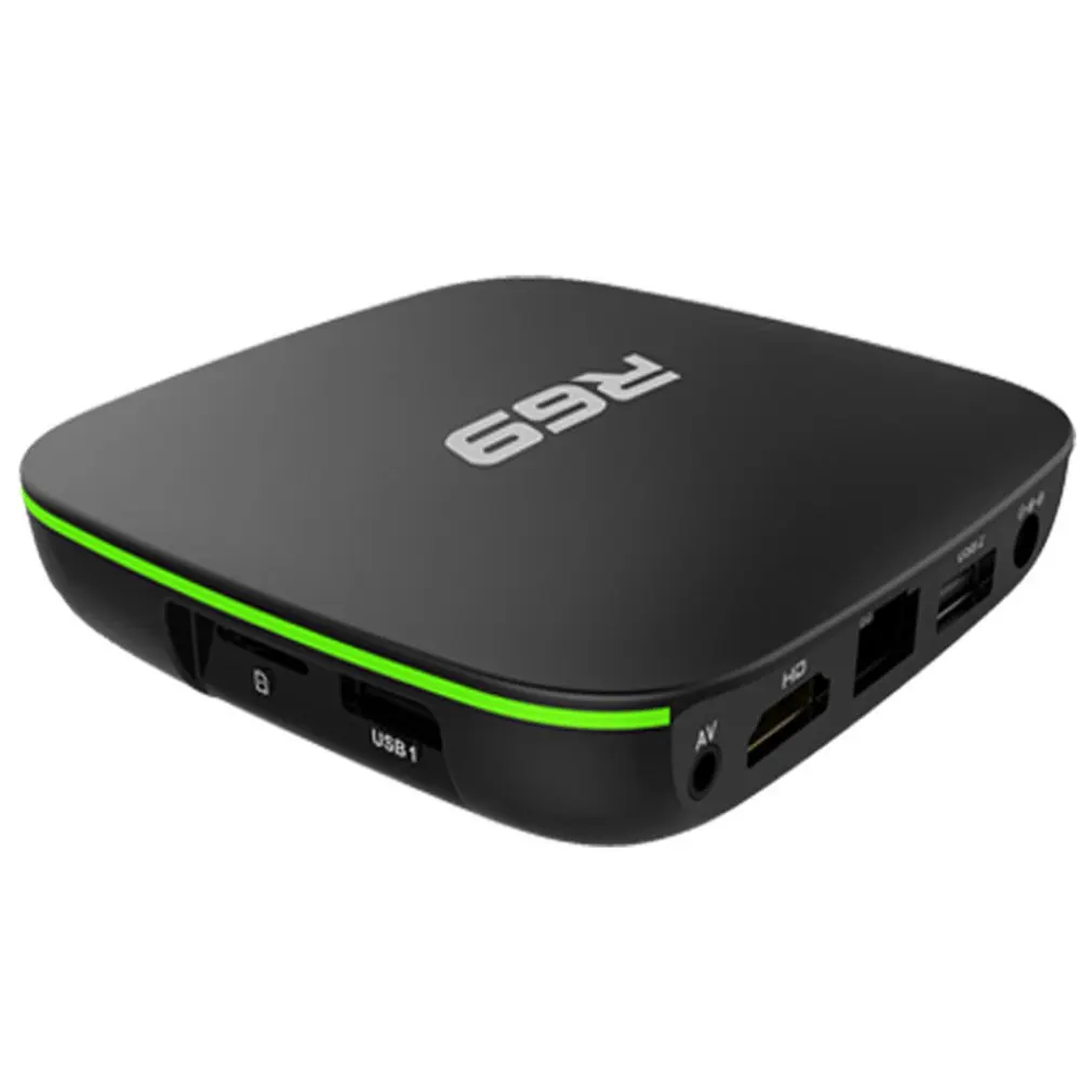 R69 Smart Android 7,1 tv Box 1 ГБ 8 ГБ Allwinner H3 четырехъядерный 2,4G Wifi телеприставка 1080P HD Поддержка 3D медиаплеер