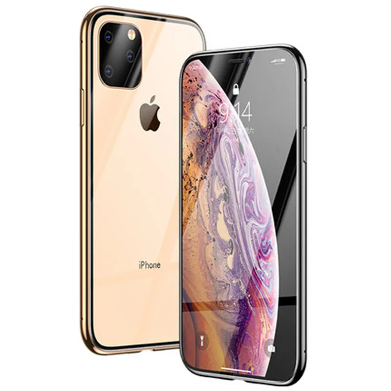 Магнитный защитный чехол из закаленного стекла для iPhone XR XS X 11 Pro MAX 8 7 6