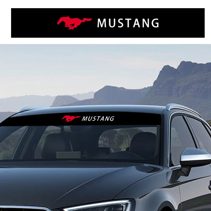 1 шт. Автомобильная наклейка на переднее и заднее стекло 3d стерео s для Ford Mustang Kuga