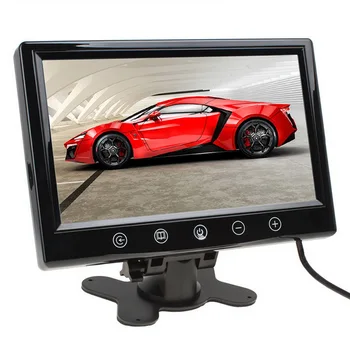

9 Inch Dashboard Car Monitor 2 Video Input TFT LCD Color Screen support rear view camera reverse priority