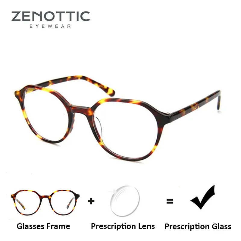 ZENOTTIC ацетатная оправа для очков женские линзы с защитой от сисветильник света CR39