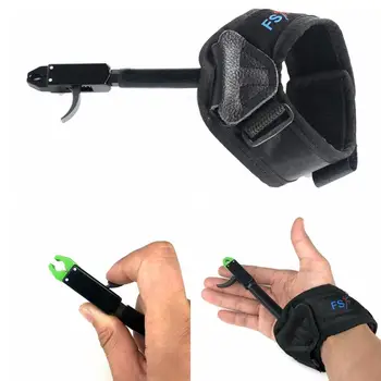 

Adjustable 1PCS Hunting Archery Compound Bow Release Caliper Protection Wristband Archery Accessories Archery Auxiliary Device