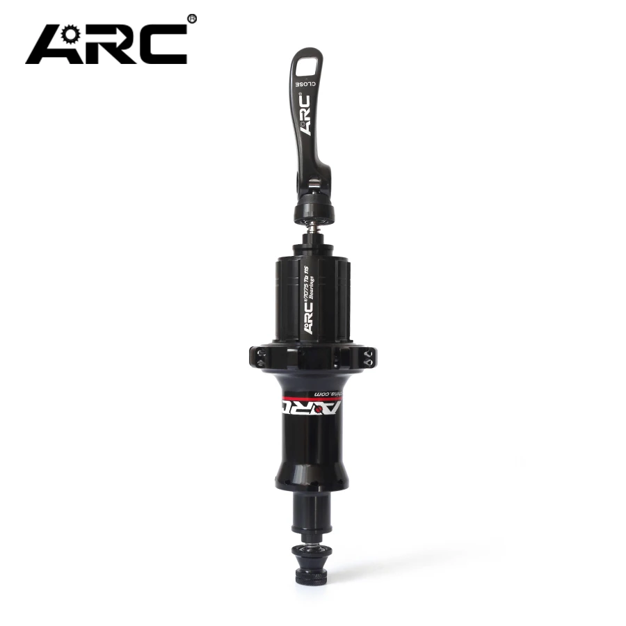 QR 130-10MM Ступица для шоссейного велосипеда, задняя, прямая, Тяговая, велосипедная ступица 24H 10 11, скоростная, для гоночного велосипеда, колесная, компоненты, V тормоз, подшипник ступицы, шпажка 130 мм - Цвет: QR 130-10MM