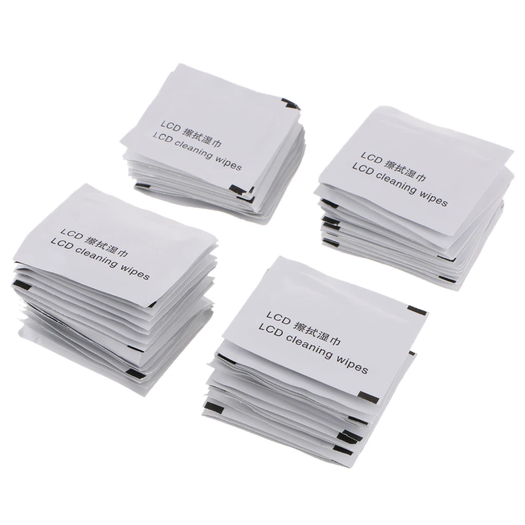

60 Pcs Pre-Moistened Lens Cleaning Wipes Cloth Tissue Lense Cleaner for Camera Lens / Optical Lens / DV Lens / Telescope Lens
