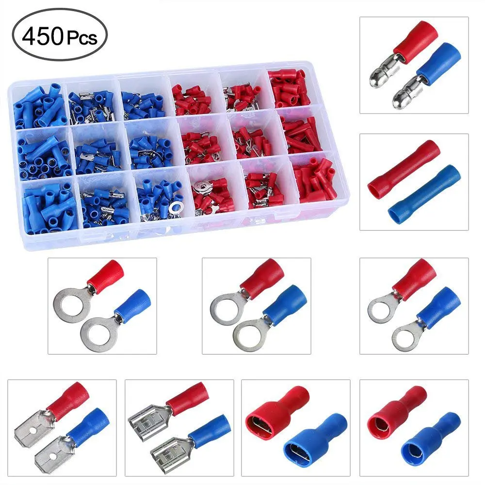 Бесплатная доставка в этом году 2020 ассорти Изолированные вилки u-типа набор клемм