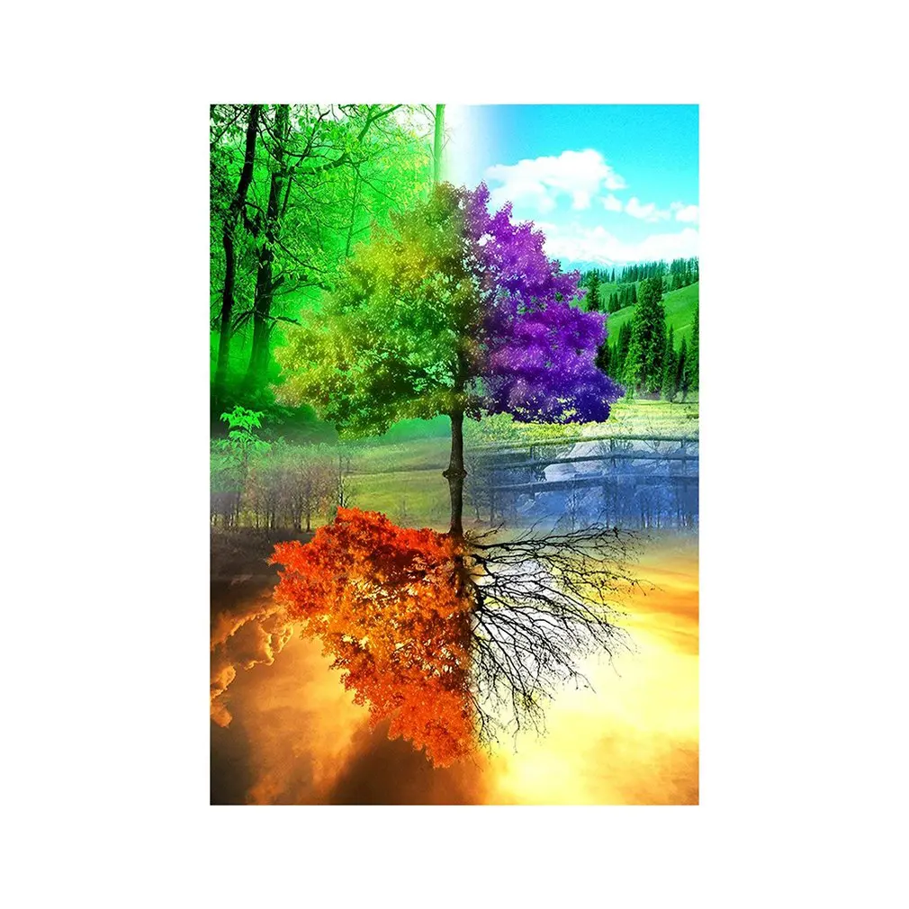 

246 Square Art Painting DIY Handmade Full Diamond Painting Cross Stitch Indoor Home Wall Embroidery Decoration