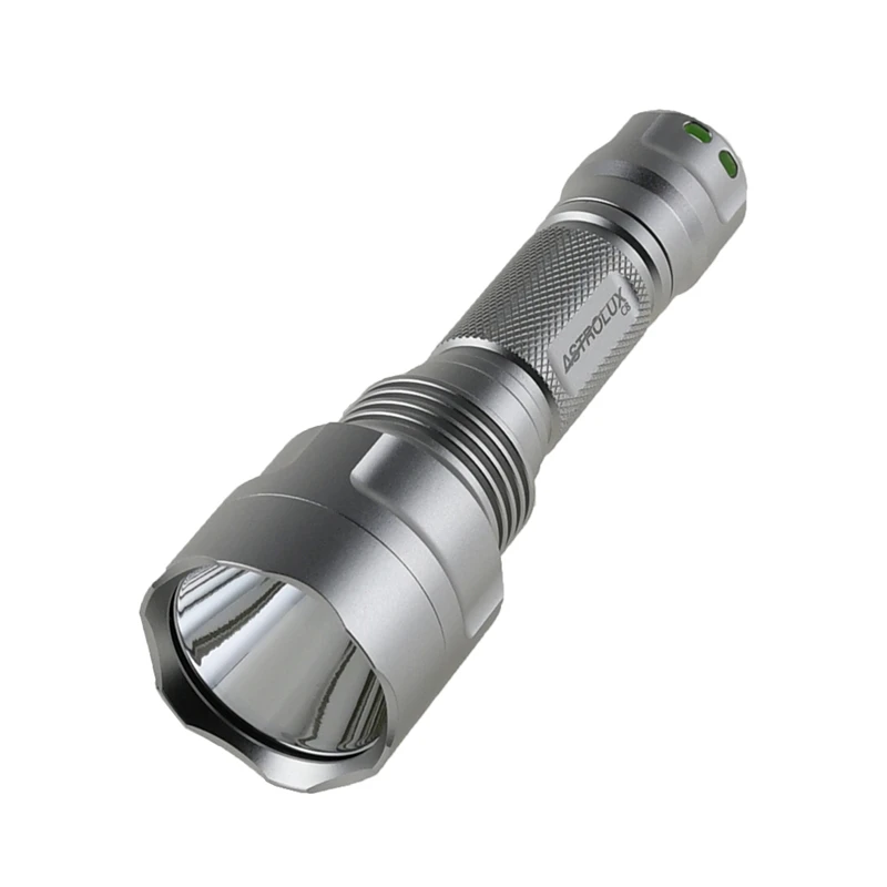 Astrolux C8 серебро XP-L HI длинный выстрел 1300 люмен 7/4 режима A6 драйвер Тактический Повседневный светодиодный фонарь поиска светодиодный факел 18650 Фонари