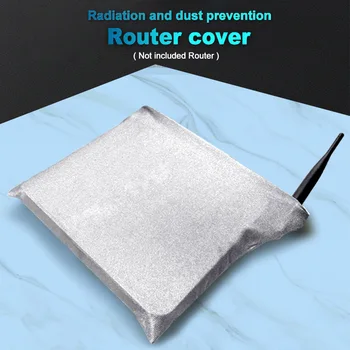 

Radiation Protection Washable Home WIFI Silver Fiber EMF Shielding Wireless Router Cover Practical Safe Accessories Universal