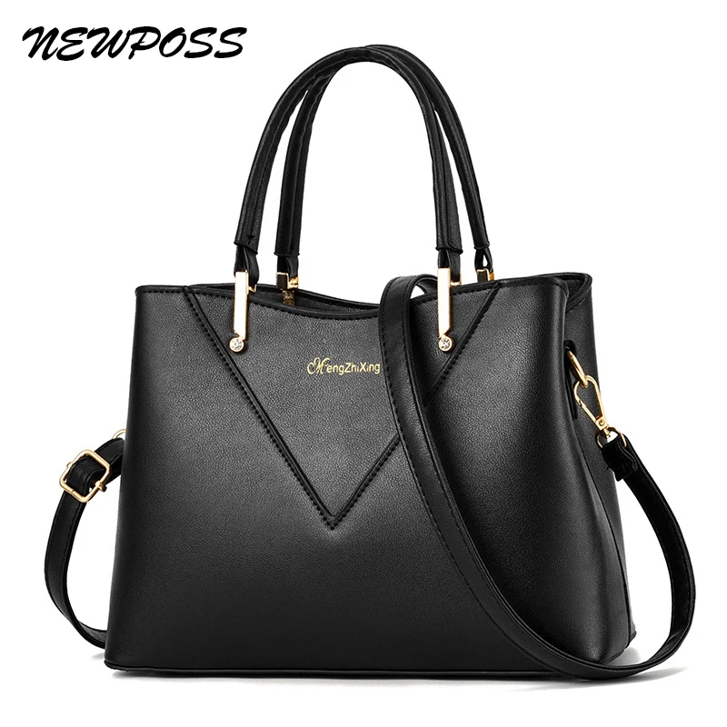 Newposs Famous Designer Brand Bags Women Leather Handbags 2020 New Luxury Ladies Hand Purse Fashion Shoulder |