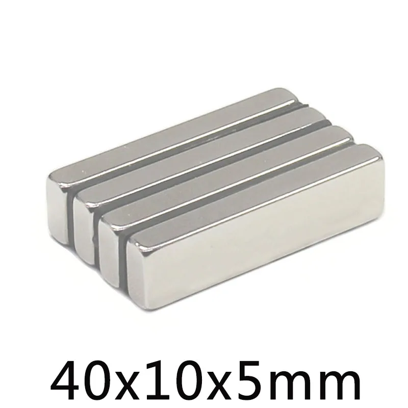 

10/20/50pcs NdFeB Magnet F40x10x5 mm N35 Strong Square NdFeB Rare Earth Magnet 40*10*5mm Neodymium Magnets Strong magnetic