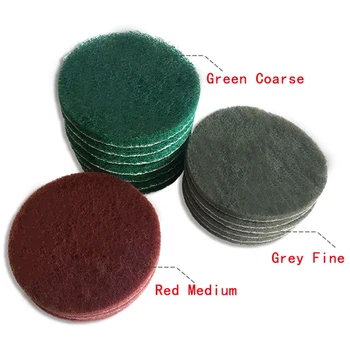 

15x Set Scouring Pads Polisher Rust Polishing Deburring Cleaning Sander Parts
