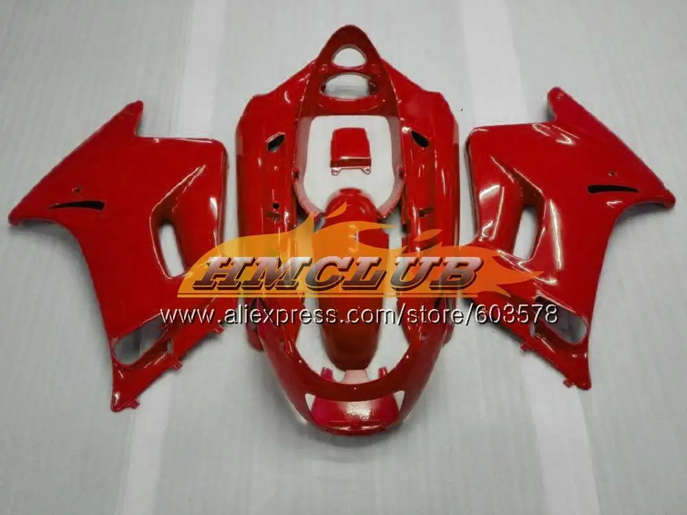Корпус для KAWASAKI ZZR-250 90 91 92 93 94 99 1990 103CL. 44 ZZR 250 90-99 ZZR250 1991 1992 1993 1994 1999 глянцевый красный обтекатель - Цвет: No. 21