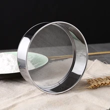 Ультра-тонкий 15 см-60 сито для муки сито Сетчатое сито из нержавеющей стали сито для муки фильтр порошок сито для выпечки кухонная утварь