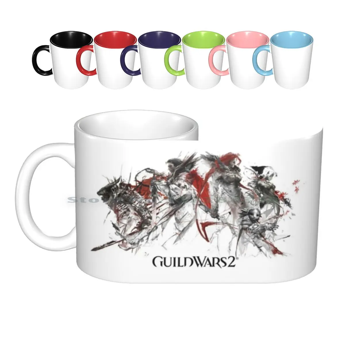 Gilda Wars 2 Tazze In Ceramica Tazze Da Caffè Tazza Da Tè Al Latte Gilda Wars 2 Gw2 Gioco Gratuito Per Pc Videogioco Nerd Freak Wow Mmorpg
