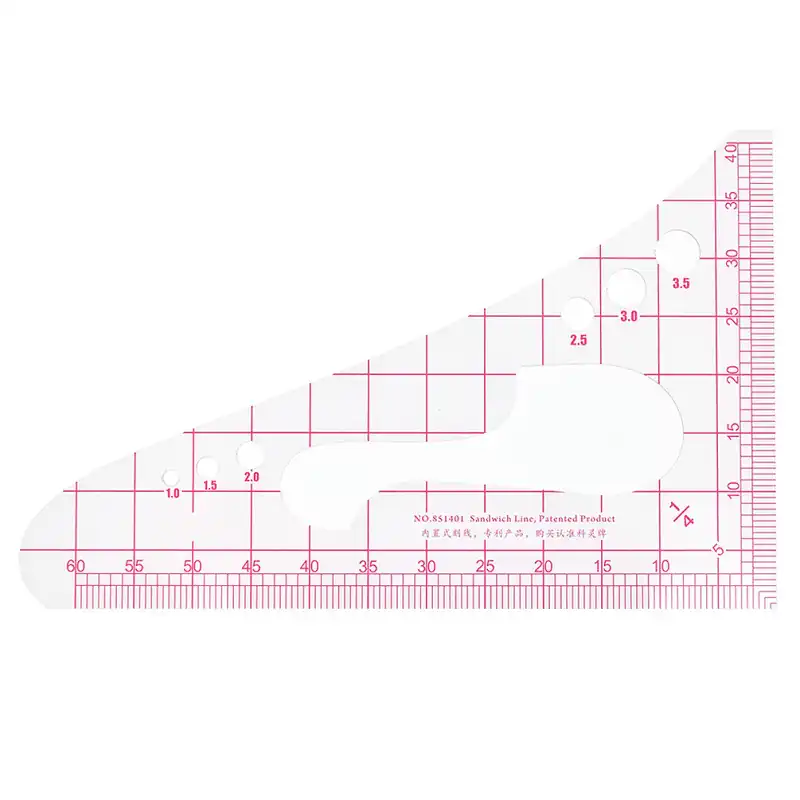 1 4 Triangle Scale Cloth Design Ruler For Tailor Sewing Cutting Tools Diy Handmade Drafting Prototype Clothes Design Accessory Sewing Tools Accessory Aliexpress