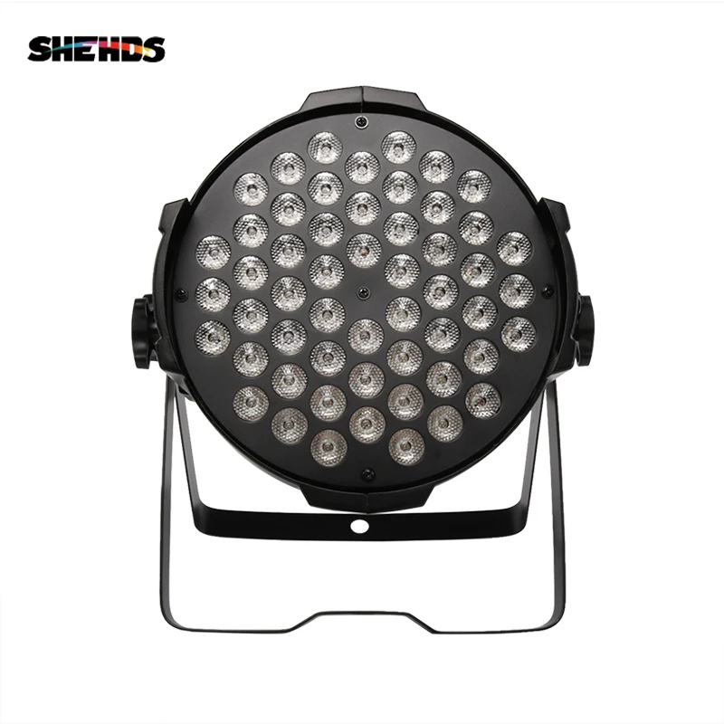  SHEHDS Aluminum Alloy Aviation Plug LED Par 54x9W RGB LED Lighting DMX512 Projector Floodlight Can  - 4000114557950
