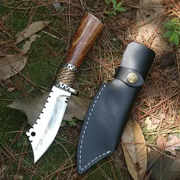 

Promithi Outdoor self-defense knife wild survival army knife wild survival knife special forces portable small straight knife