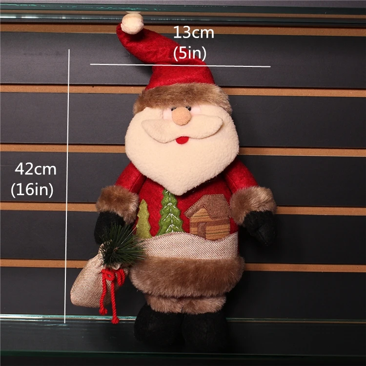 SDZS09601 Navidad статуэтка, рождественские украшения для дома, Санта-Клаус, снеговик, Рождественские куклы, Рождественский подарок на год для детей, Natal - Цвет: SDZS09601