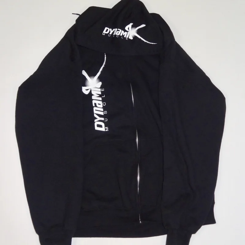 Thin Fitness Black Hooded Sweatshirt Big Pocket Bodybuilding Hoodies Men Gym Sweatshirt For Men Zipper Long Sleeve Hoodies