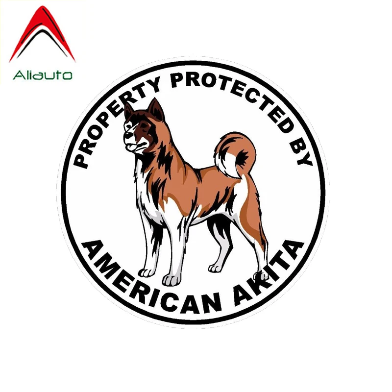 Aliauto American Akita Dog The Car Whole Body Pvc Car Sticker Sunscreen