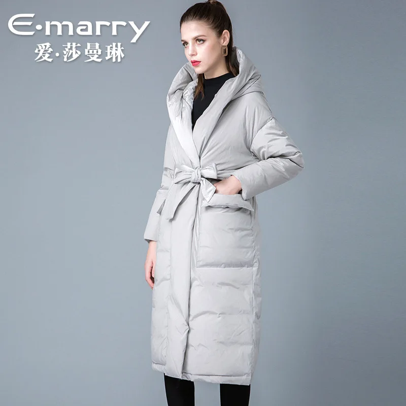 new winter women's wear 90 white feather down jacket, women's loose fitting jacket factory wholesale 8841272